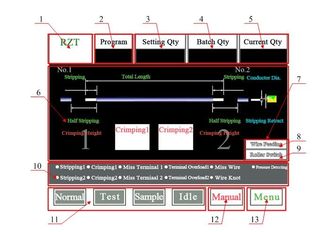 China High Speed Running Motion Control Systems For Both Ends Crimping Machine supplier